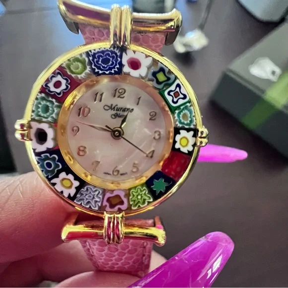 Vera Pelle | Accessories | Vera Pelle Pink Fiorelli Watch 